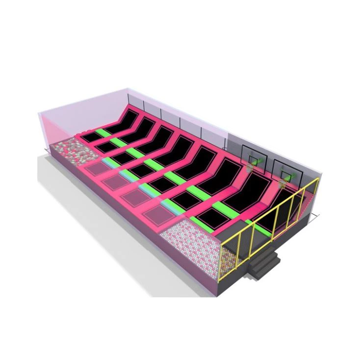 Square Mini Small Trampoline Park